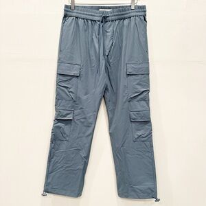 Pacsun Men’s Straight Leg Cargo Utility Pants Medium Blue